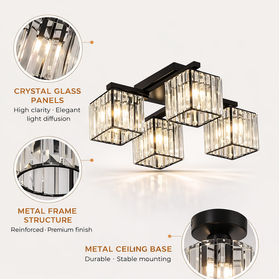 Georgiana 1x E27 fekete