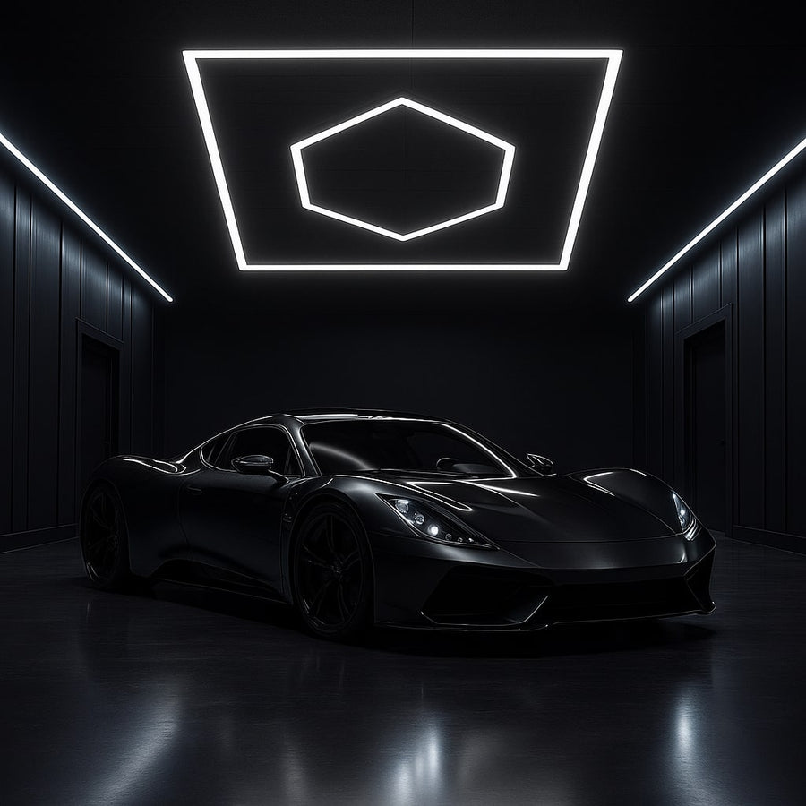 Méhsejt 1050 mm x 1200 mm led hexagonok