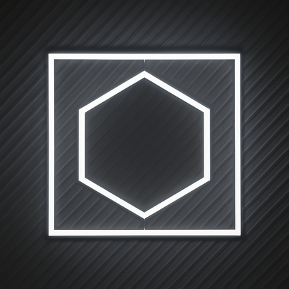 Méhsejt 1050 mm x 1200 mm led hexagonok