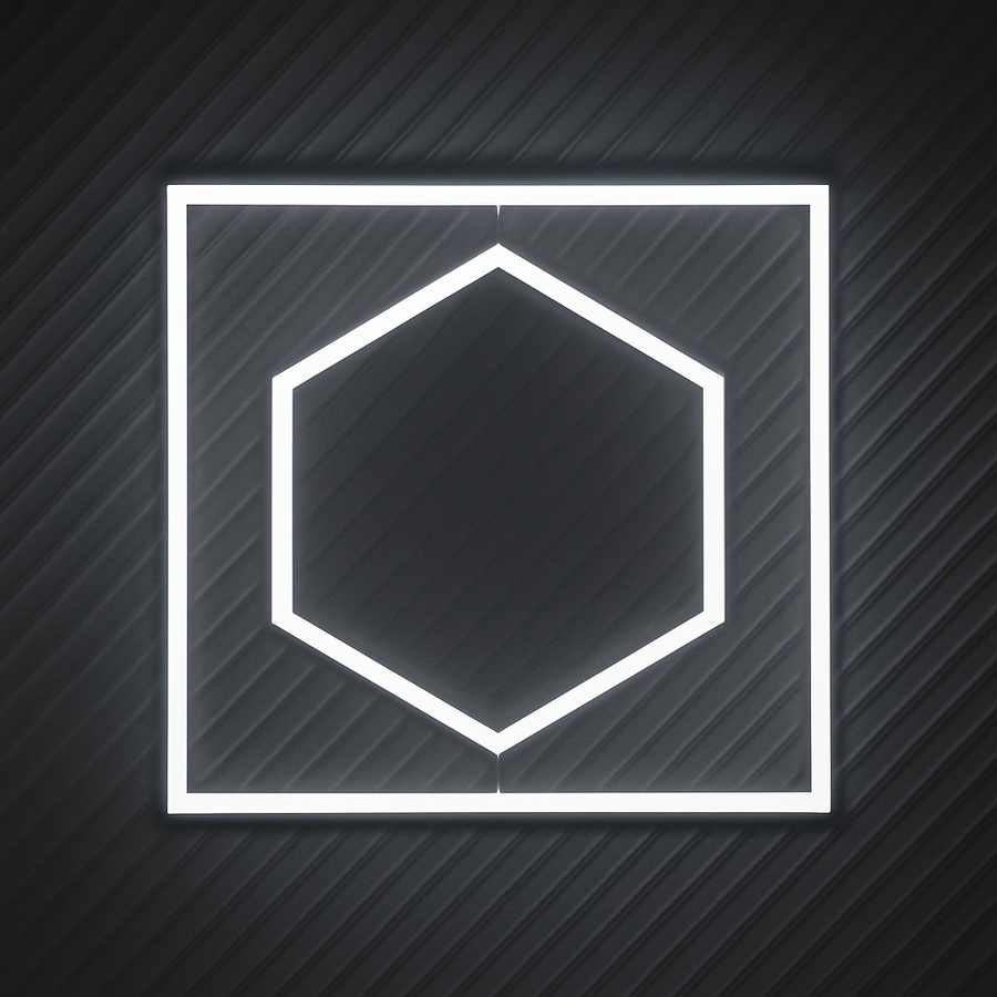 Méhsejt 1050 mm x 1200 mm led hexagonok