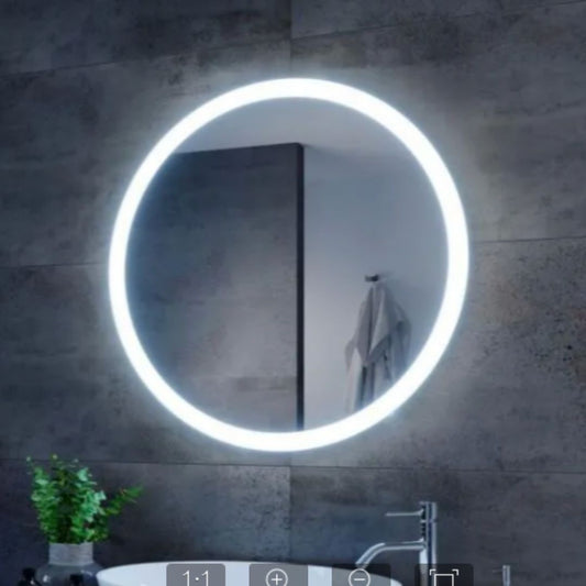 Kerek LED -tükör 70 cm -es noxia érintő rendszer ismeretlen letiltás