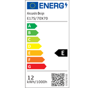 Kerek LED-es tükör, 70cm, VIVO Touch, Páramentesítő rendszer, Szabályozható