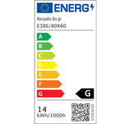 Négyszögletű LED tükör, 80x60 cm, ECLISSA Touch, páramentesítő rendszer, szabályozható