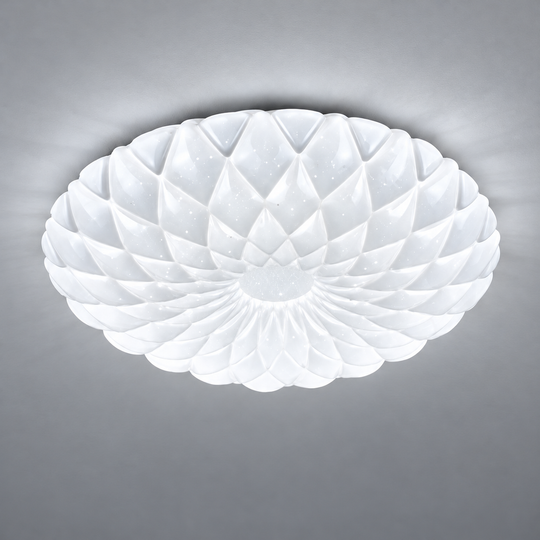 Mennyezeti lámpa PL154 LED 35 cm, 31W, 3000K / 4000K / 6000K, fehér, fém és akril