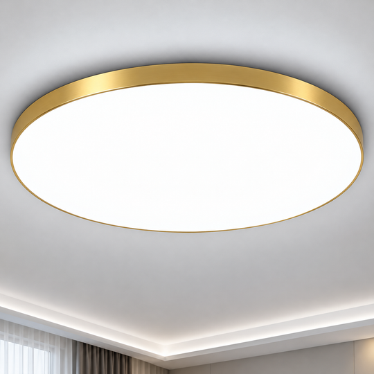 SOLIS LED mennyezeti lámpa 27cm 20W hideg fény arany