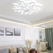 LED csillár távirányítóval BLOSSOM 146W, 12 szirom, hideg/meleg/semleges fény 3000k/4000k/6000k, szabályozható, fehér