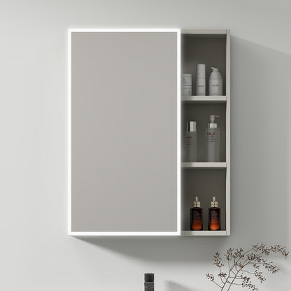 Ingrid szekrény LED tükörrel DBP123 80x70 fehér