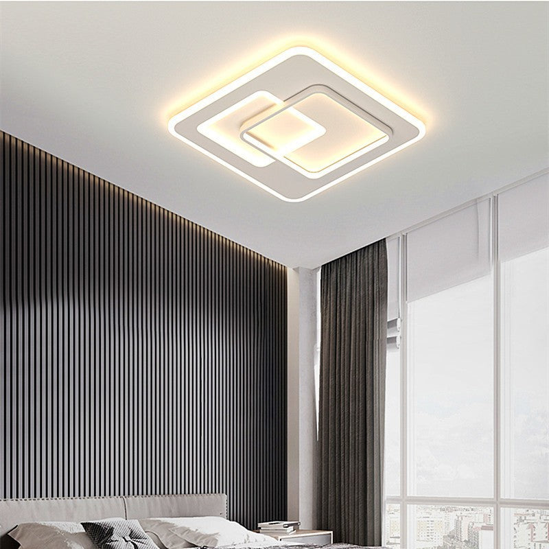 LED -csillár Nolux 120W távirányítóval, négyzet alakú, hideg/forró/semleges fény, fehér, fehér
