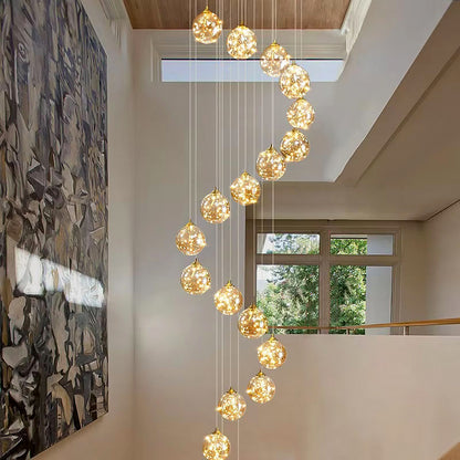 LED Crystal Chandelier Kilkenny Culmino, 144W, semleges fény, 60 cm átmérőjű, arany
