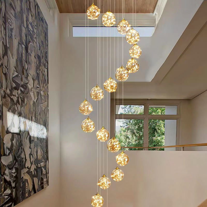 LED Crystal Chandelier Kilkenny Culmino, 144W, semleges fény, 60 cm átmérőjű, arany