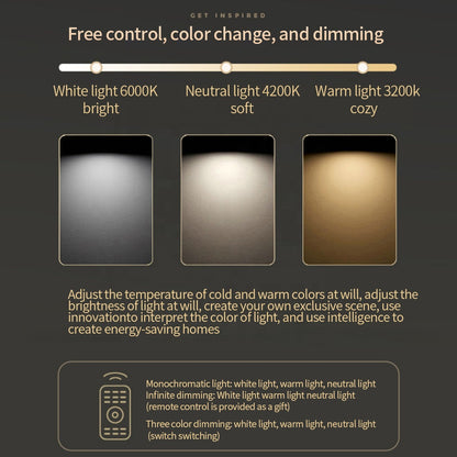 LED -csillár Betty 41W távirányítóval, 3 kör, hideg/forró/semleges fény, instabil, fekete