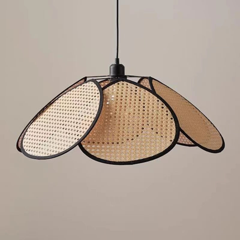 Vintage LED csillár LV565/4, 12W rusztikus pajta, fa és fém, 100 cm, fekete
