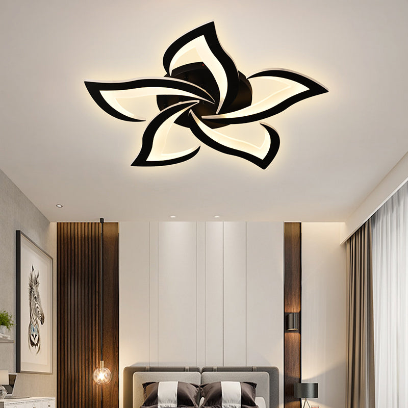 Lustra LED cu Telecomanda LT660/5BK, 5 Elemente, 54W, Lumina 3000/4000/6000K, Negru, Inaltime Reglabila Lustre LED cu Telecomanda Default Title Alessandro Design
