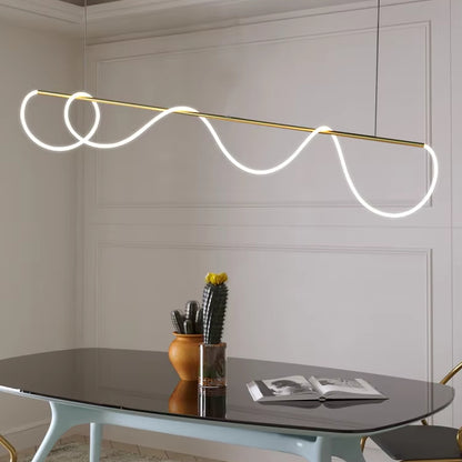 Felfüggesztett vágy LED Acril Zara 62W távvezérlővel, gerenda, 3000K/4000K/6000K, arany