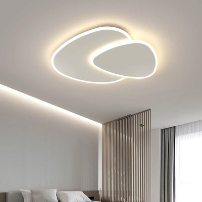LED -csillár távirányítóval baszik 98W, ovális, hideg/forró/semleges fény, instabil, fehér