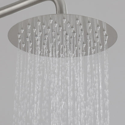 Zuhanyoszlop, rozsdamentes acél 304, szatén, ly003