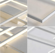 LED -csillár Landyn 71W távirányítóval, hideg/forró/semleges fény, instabil, fehér