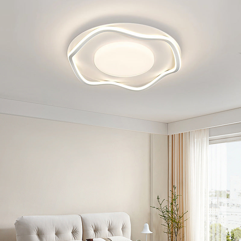 LED -csillár modern távirányítóval 106W, 2 kör, hideg/forró/semleges fény, instabil, fehér