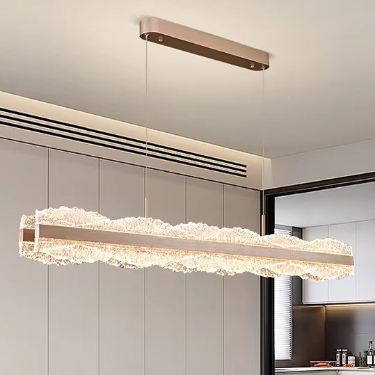 LED -csillár felfüggesztette a Renzo 92W távirányítót, hideg/forró/semleges fényt, instabil, állítható magasság, arany