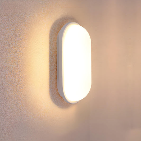 Kültéri LED fali lámpa, 12W, IP65, fehér, meleg fény 3000K, fém