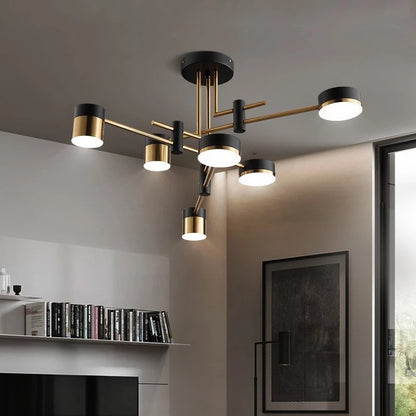LED LED IOITUS 72W fekete, karok, fém