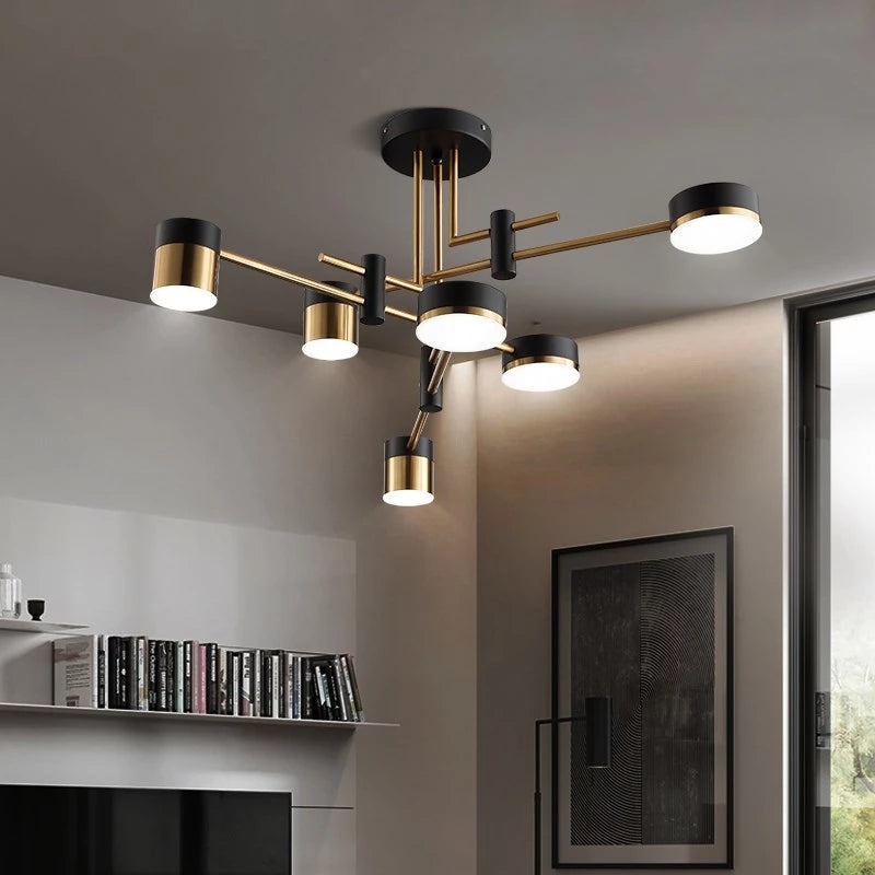 LED LED IOITUS 72W fekete, karok, fém