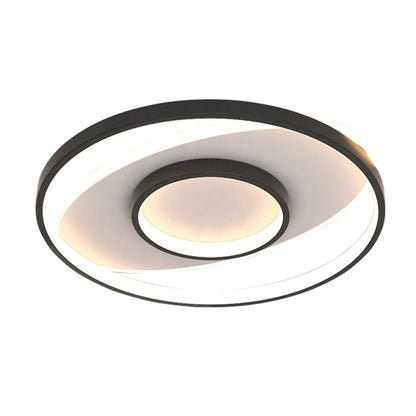 LED -csillár Figurato távirányítóval, 120W, 3 kör, hideg/forró/semleges fény, instabil, fekete