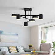 LED LED GALIOS 72W, 6 elem, hideg/forró/semleges fény, fekete