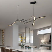 LED -vágy felfüggesztve az Infinity Halo 138W távirányítót, hideg/forró/semleges fény, instabil, fekete, állítható magasság