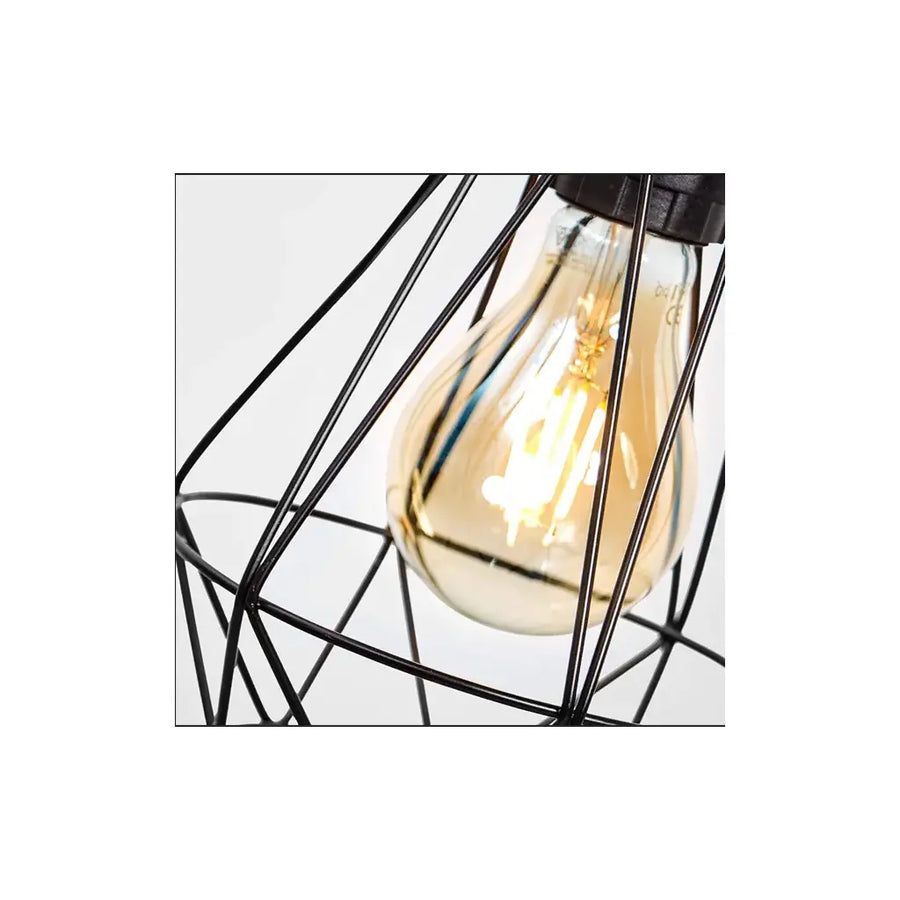 Aethra Chandelier, 1x E27, fém, fekete