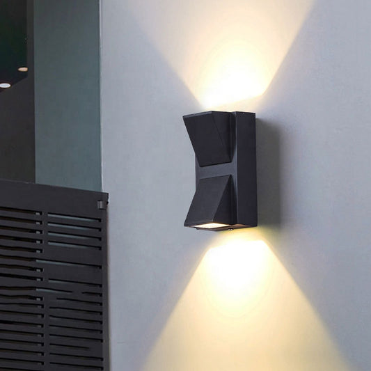 Fantasis A külső és a belső LED, 4 forrás x 1w, ip65, fém, fekete, 3000 ezer