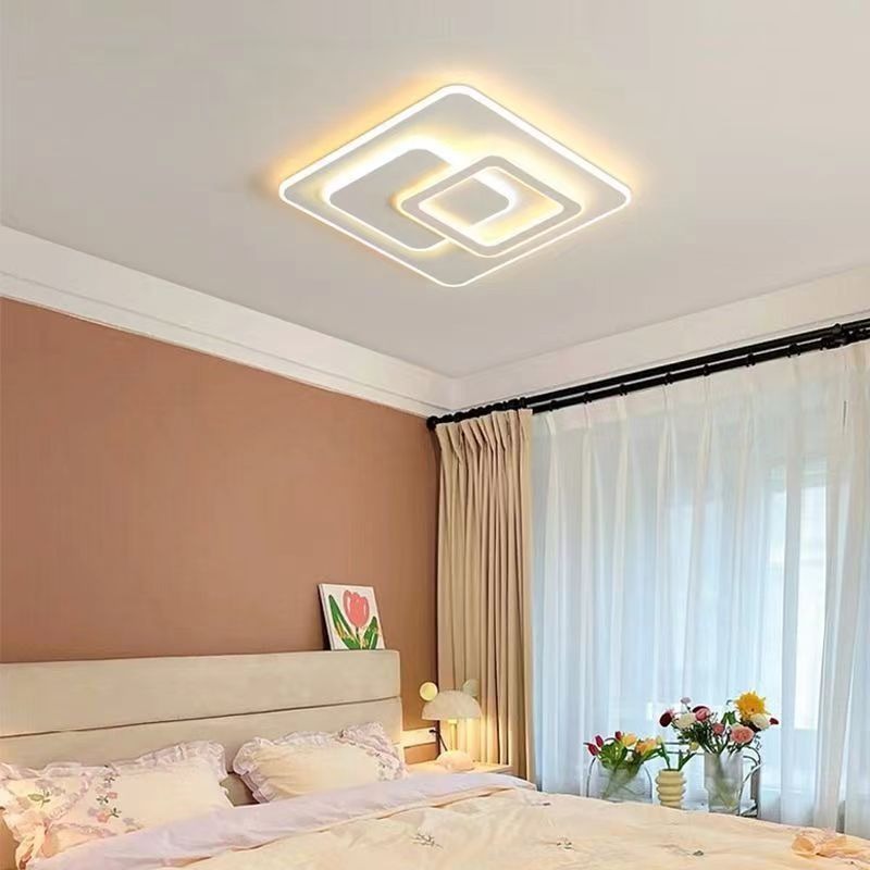 LED -csillár Nolux 120W távirányítóval, négyzet alakú, hideg/forró/semleges fény, fehér, fehér