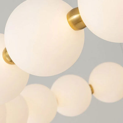 Felfüggesztett Lustra LED Acril Nova 57W távirányítóval, Beotal, 3000K/4000K/6000K, arany, fém és akril