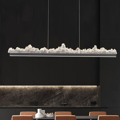 A LED -csillár felfüggesztette a Mathias 58W távirányítót, hideg/forró/semleges fényt, instabil, állítható magasság, arany
