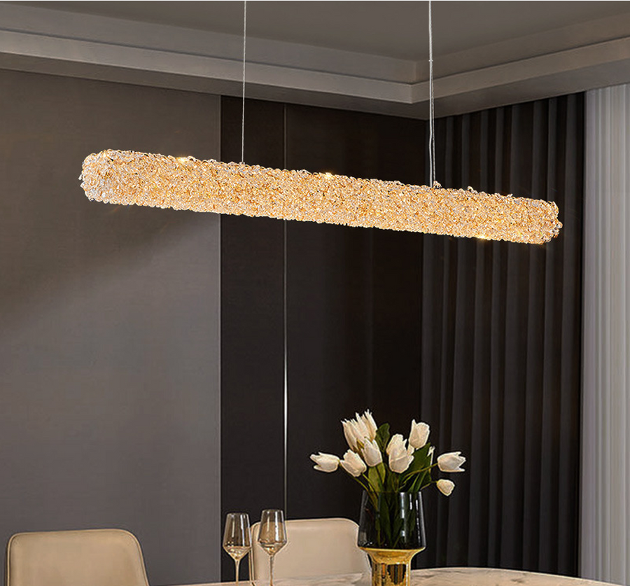 Crystal Chandelier, Hohenzollern Imperio, 59W, 100 cm átmérőjű, hideg/forró/semleges fény, arany, állítható magasság