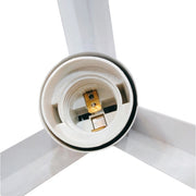 Kocka alakú csillár, STRUKTUR Linear Trio, 3x E27, fehér, fém