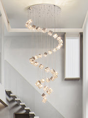 Modern LED csillár CM526/18, 51 W, átmérő 58,5 cm, állítható magasság, króm