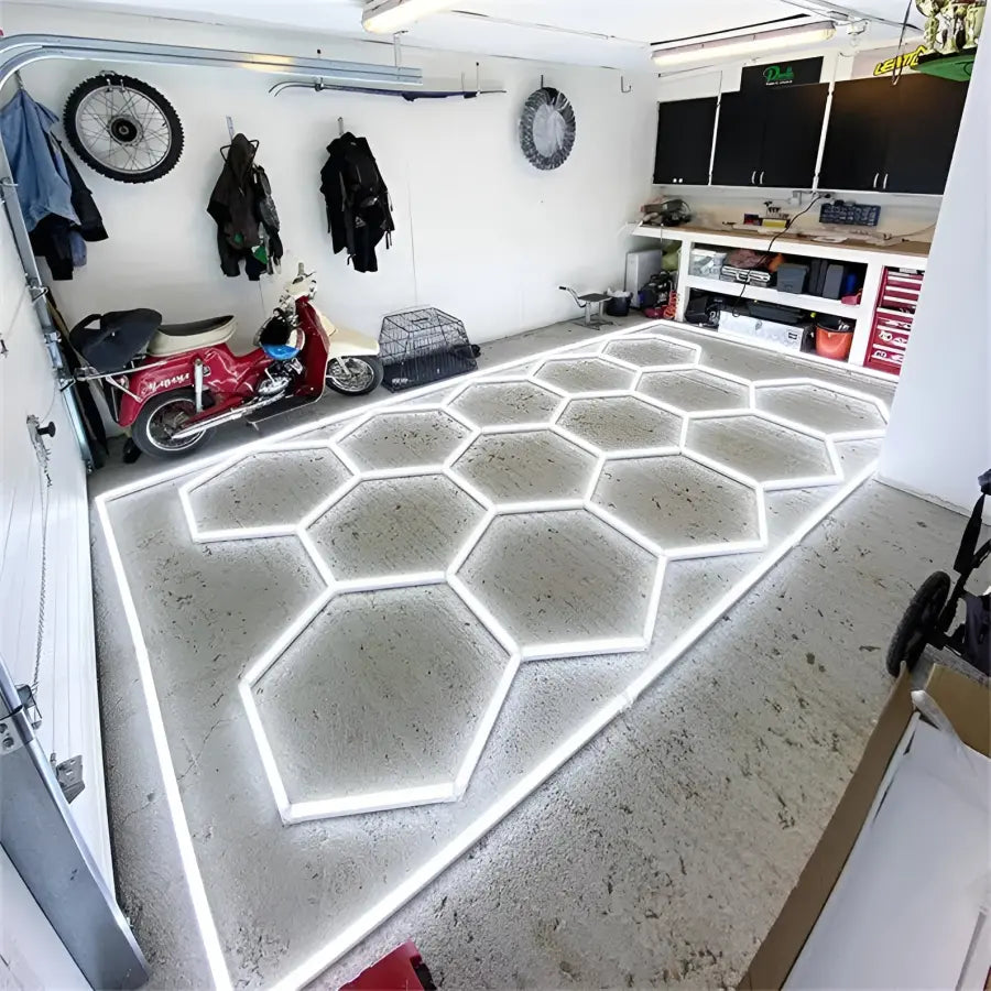 LED Hexagoane Melisia 4840 mm x 2430 mm
