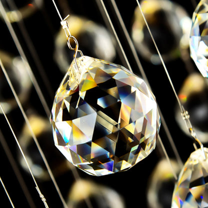 Chandier Crystal LED 70W Bellini Gold 50 cm
