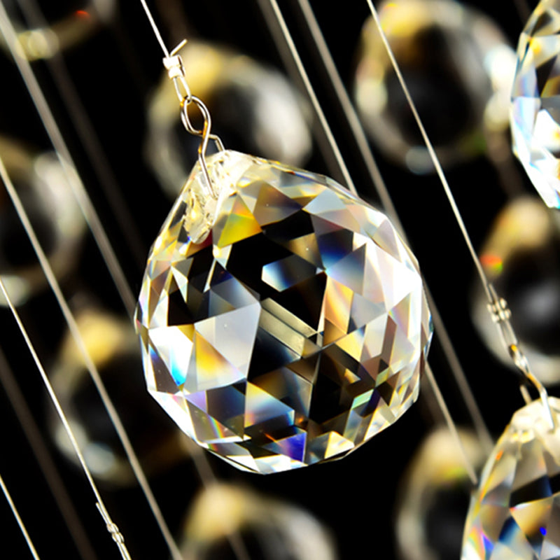 Chandier Crystal LED 70W Bellini Gold 50 cm