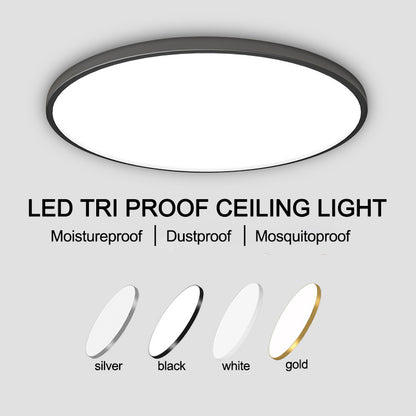 SOLIS LED mennyezeti lámpa 27cm 20W Cold Light, Fekete