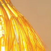 Vintage szalmacsillár LV811, 1xE27, rusztikus, 100cm