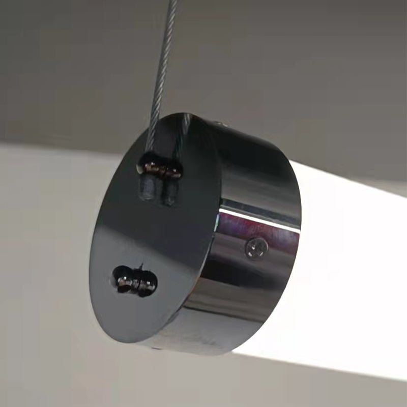 Felfüggesztett Lustra LED akril celesti 91W távirányítóval, Davile, 60 cm átmérőjű, 3000k/4000K/6000K, fekete