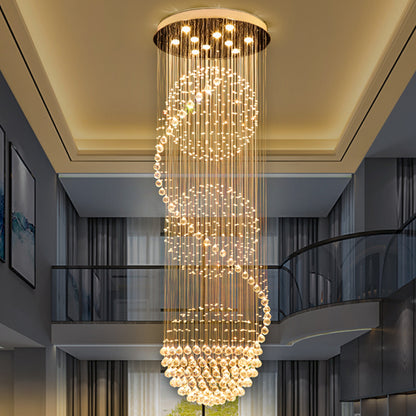 Chandier Crystal LED 70W Bellini Gold 50 cm