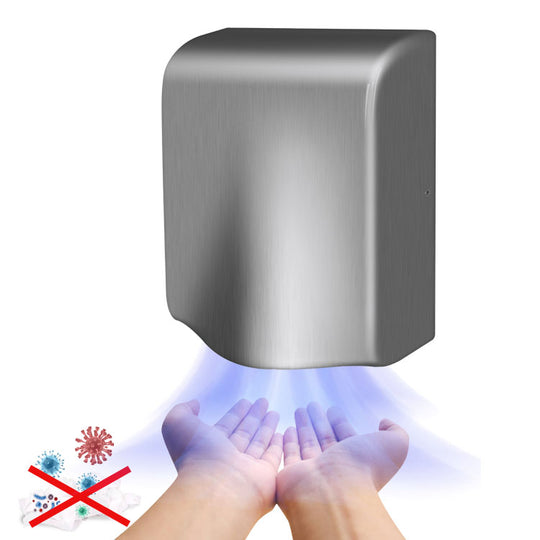 Kézszárító érzékelővel, 1200 W, Rozsdamentes acél, FL3009NX Alapértelmezett cím Alessandro Design