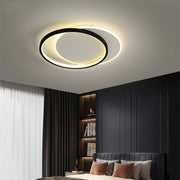 LED -csillár 76W -os Chiara távirányítóval, 3 kör, hideg/forró/semleges fény, átkozott, fekete