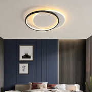 LED -csillár 76W -os Chiara távirányítóval, 3 kör, hideg/forró/semleges fény, átkozott, fekete