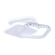 LED -csillár Anastasia 17W kristály, 30 cm átmérőjű, hideg/forró/semleges fény, fehér