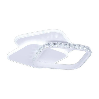 LED -csillár Anastasia 17W kristály, 30 cm átmérőjű, hideg/forró/semleges fény, fehér