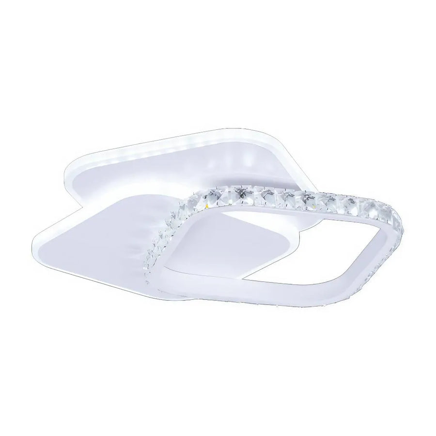 LED -csillár Anastasia 17W kristály, 30 cm átmérőjű, hideg/forró/semleges fény, fehér